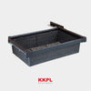 RATTEN SLIDING STORAGE BASKET